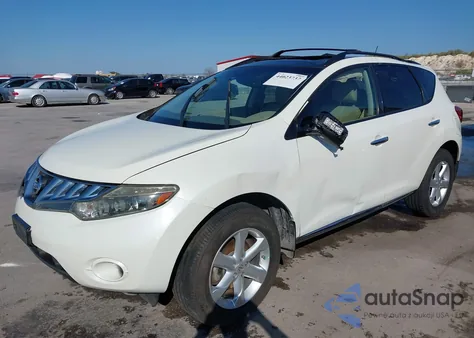 2009 Nissan Murano Sl z USA, uszkodzony, nr VIN JN8AZ18U89W013732